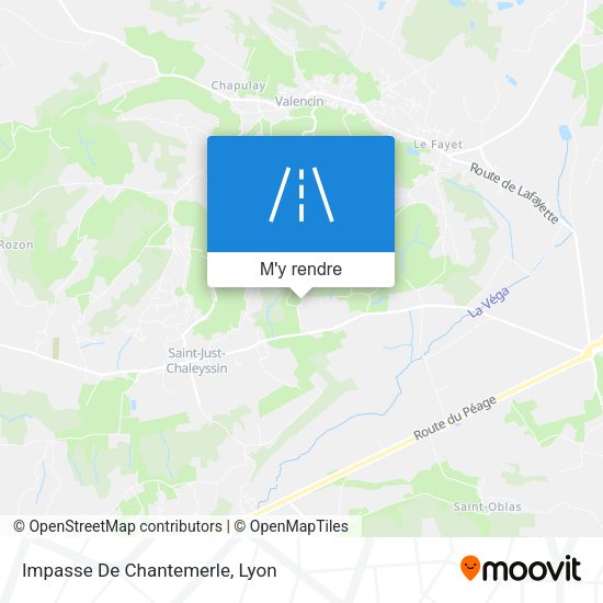 Impasse De Chantemerle plan
