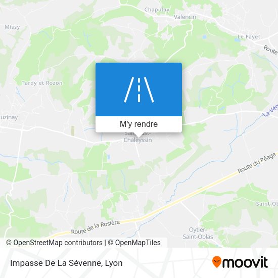 Impasse De La Sévenne plan
