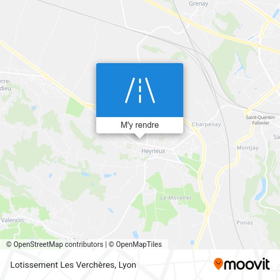 Lotissement Les Verchères plan