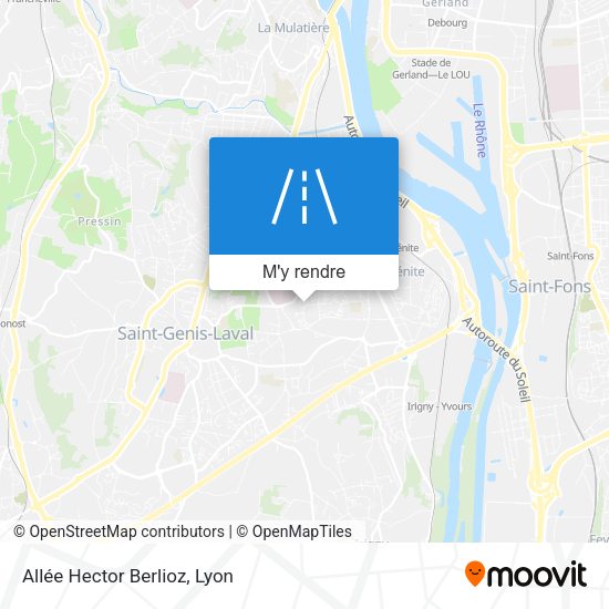 Allée Hector Berlioz plan