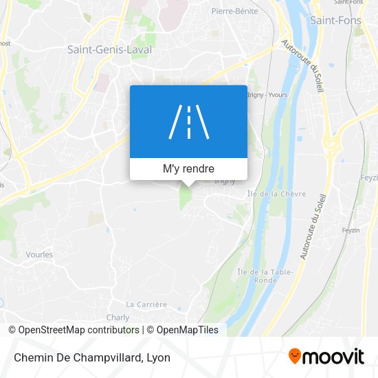 Chemin De Champvillard plan