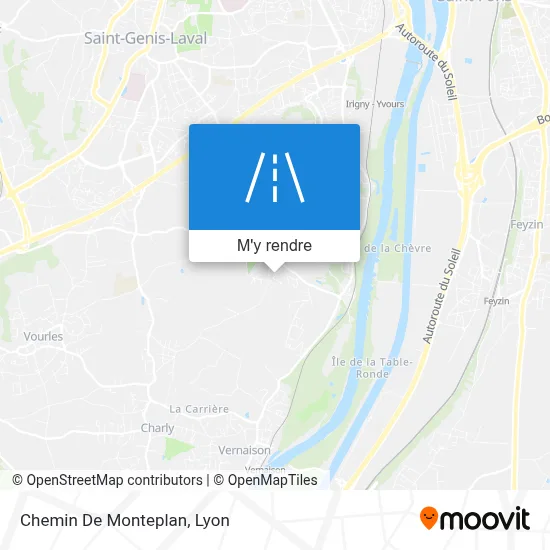 Chemin De Monteplan plan