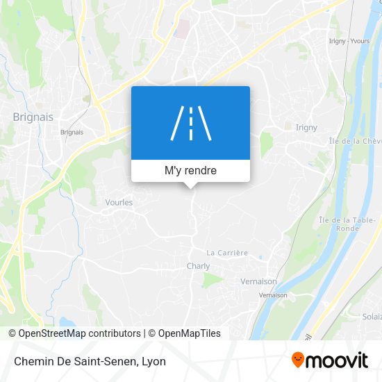 Chemin De Saint-Senen plan