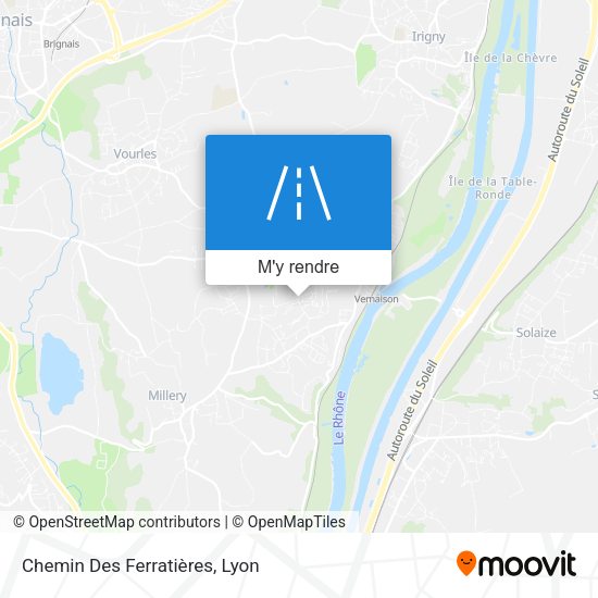 Chemin Des Ferratières plan
