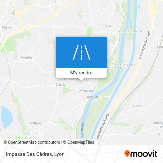 Impasse Des Cèdres plan