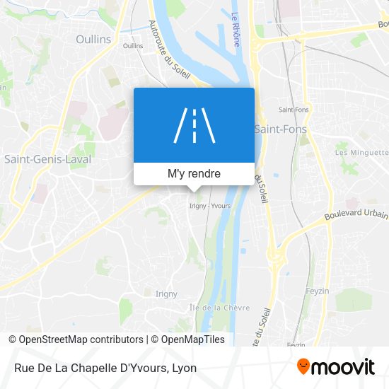 Rue De La Chapelle D'Yvours plan