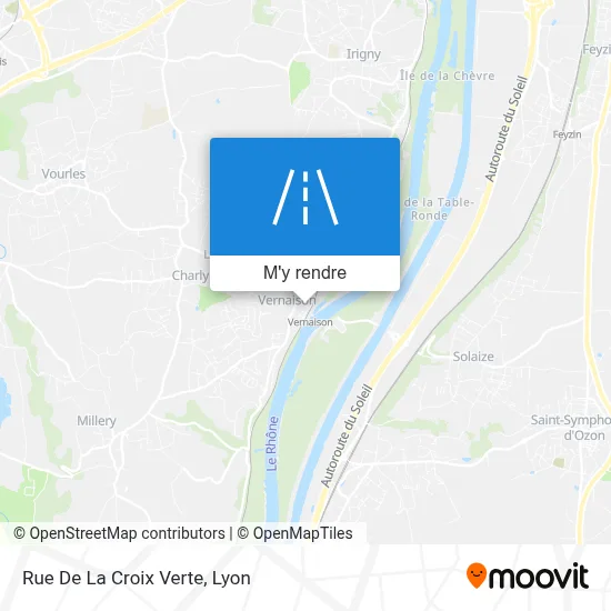 Rue De La Croix Verte plan