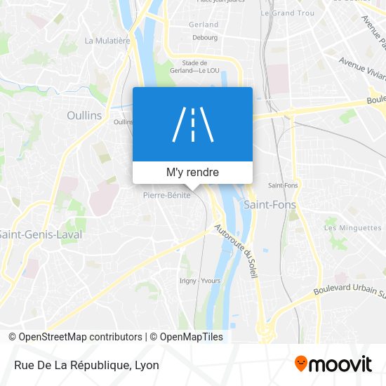 Rue De La République plan