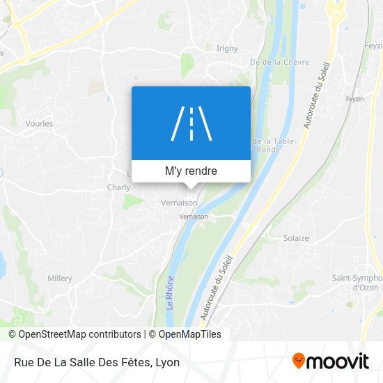 Rue De La Salle Des Fêtes plan