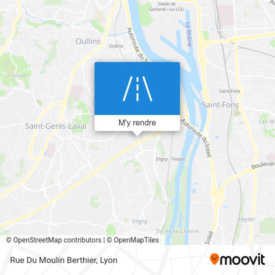 Rue Du Moulin Berthier plan