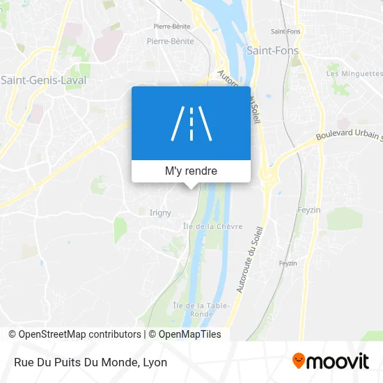 Rue Du Puits Du Monde plan