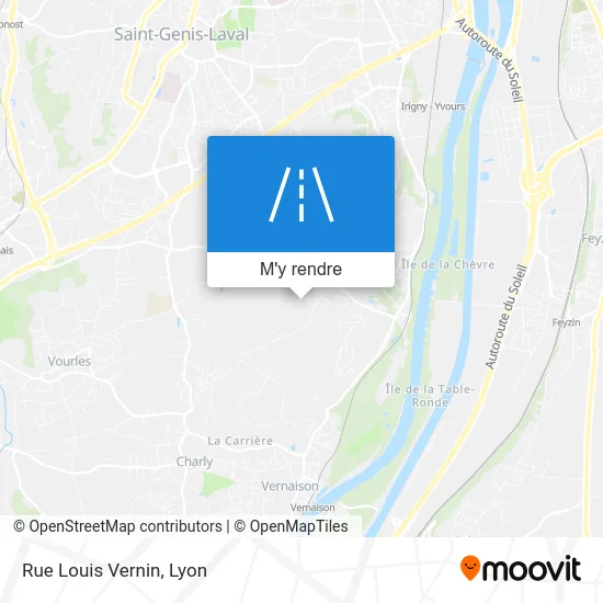 Rue Louis Vernin plan