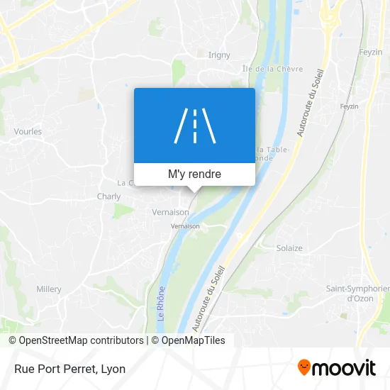 Rue Port Perret plan