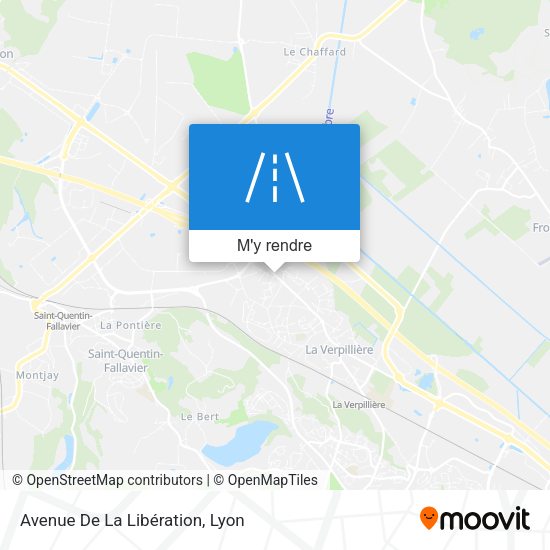 Avenue De La Libération plan