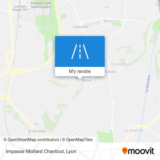 Impasse Mollard Chantout plan