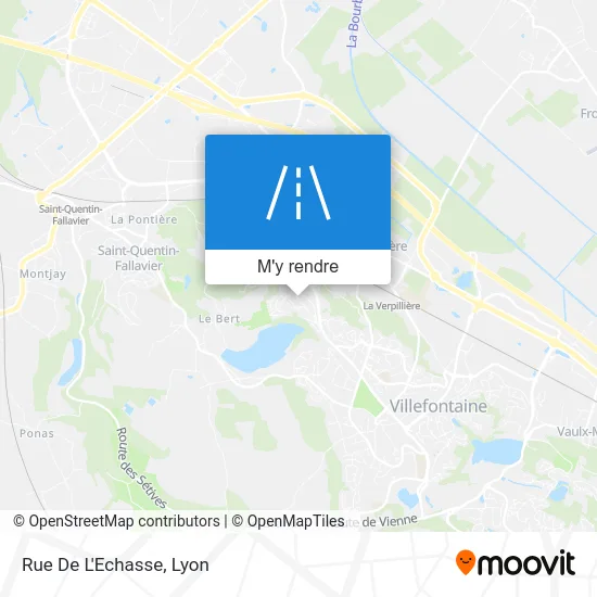 Rue De L'Echasse plan