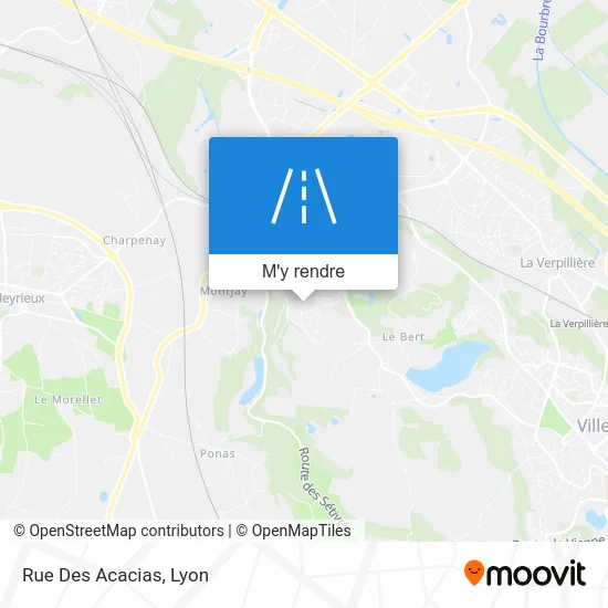 Rue Des Acacias plan