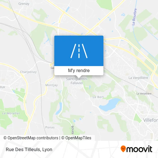 Rue Des Tilleuls plan