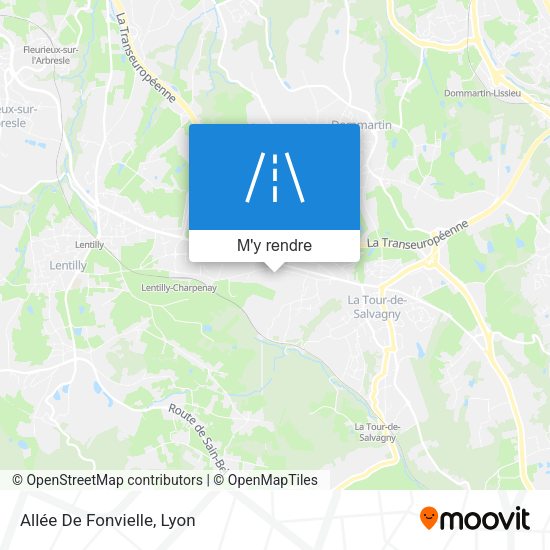Allée De Fonvielle plan