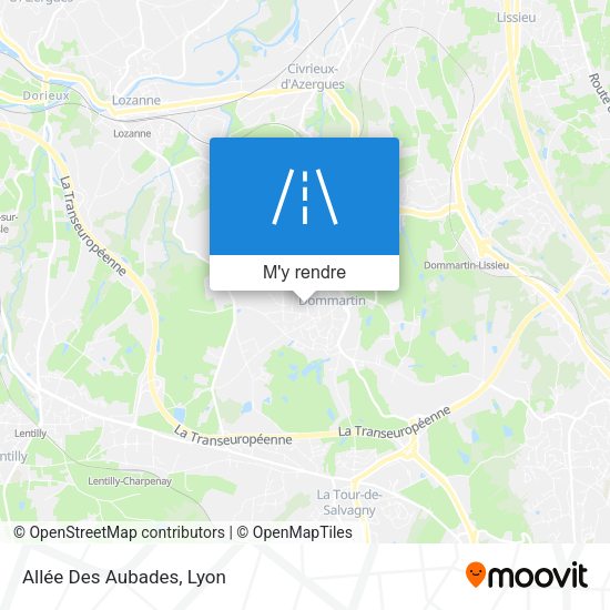 Allée Des Aubades plan