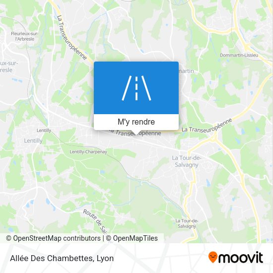 Allée Des Chambettes plan