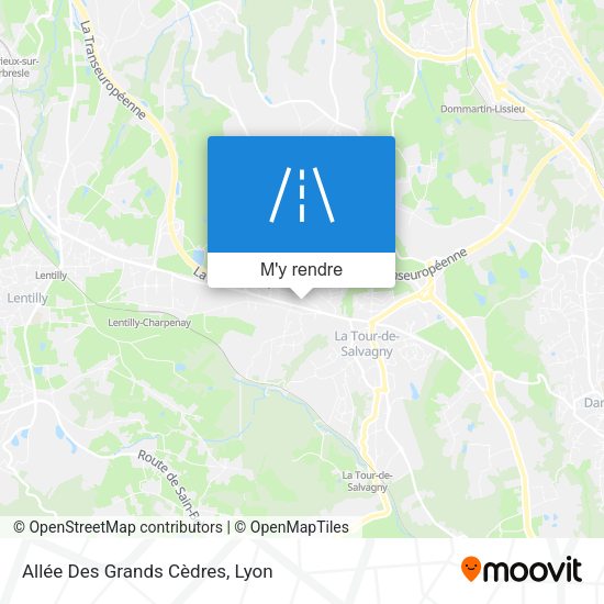 Allée Des Grands Cèdres plan