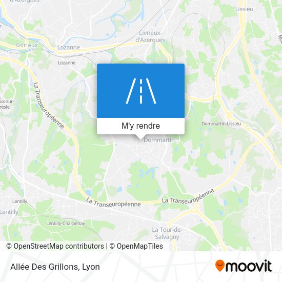 Allée Des Grillons plan