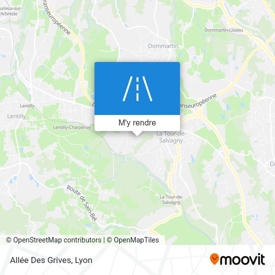Allée Des Grives plan