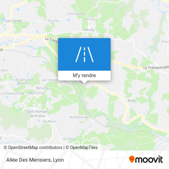 Allée Des Merisiers plan