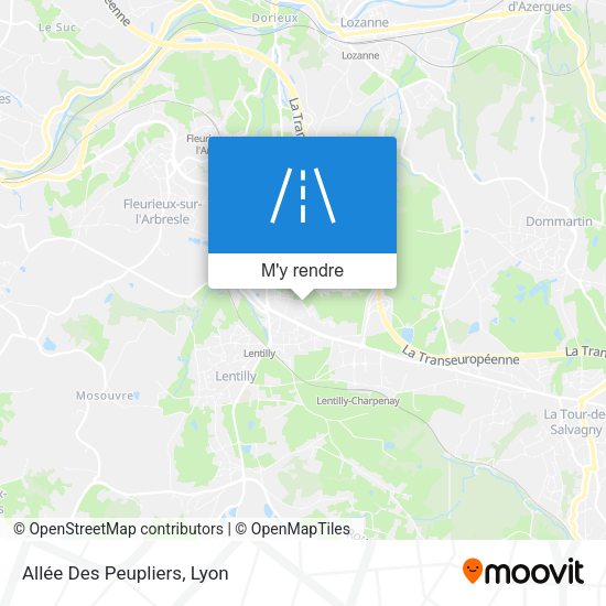 Allée Des Peupliers plan