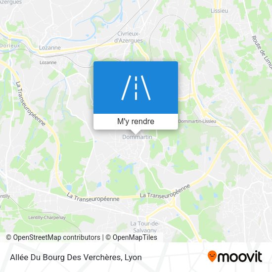Allée Du Bourg Des Verchères plan