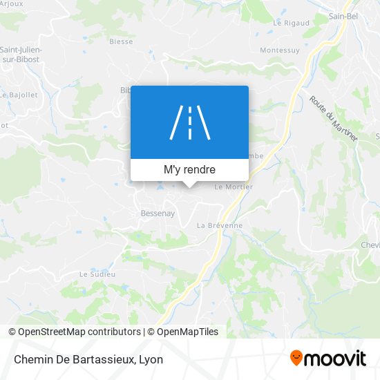 Chemin De Bartassieux plan