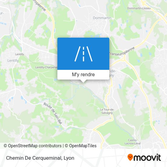 Chemin De Cerqueminal plan