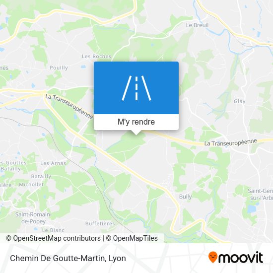 Chemin De Goutte-Martin plan
