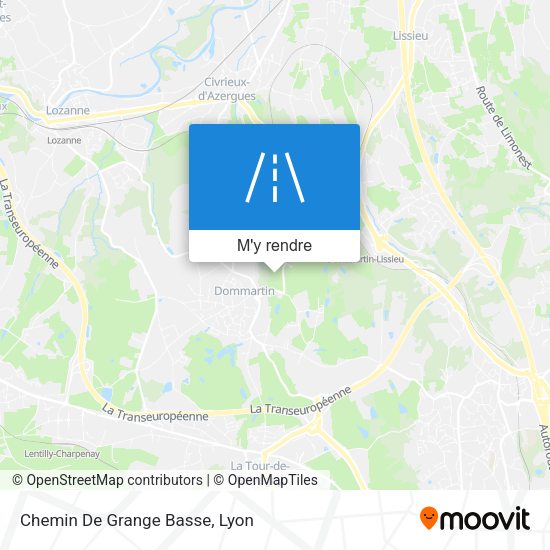 Chemin De Grange Basse plan