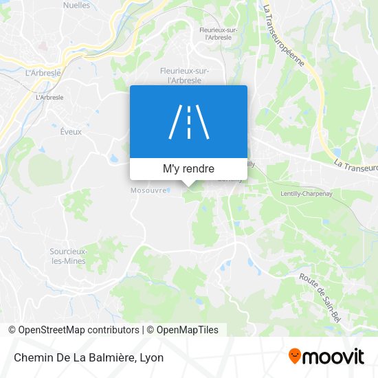 Chemin De La Balmière plan
