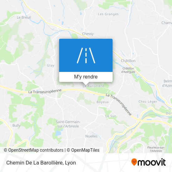 Chemin De La Barollière plan