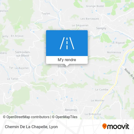 Chemin De La Chapelle plan
