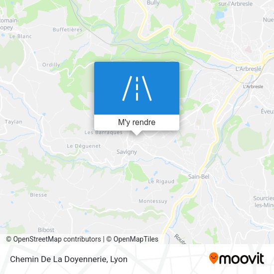 Chemin De La Doyennerie plan