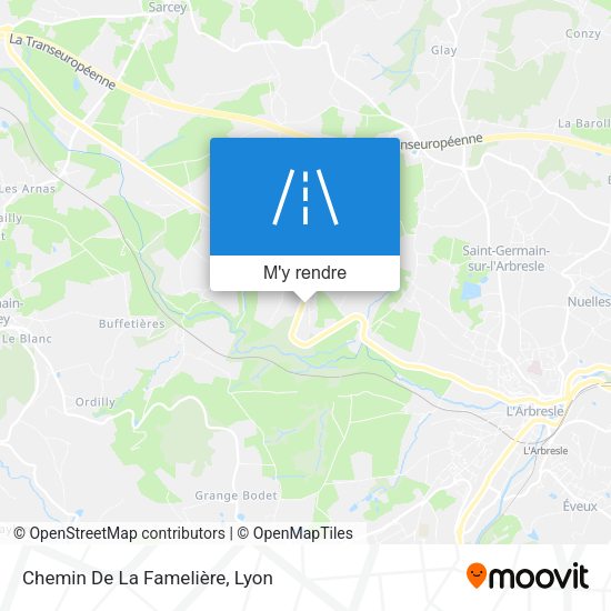 Chemin De La Famelière plan