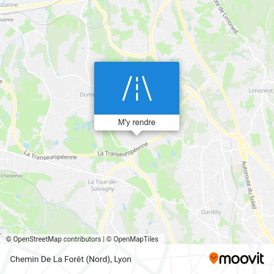 Chemin De La Forêt (Nord) plan