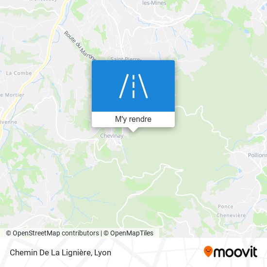 Chemin De La Lignière plan