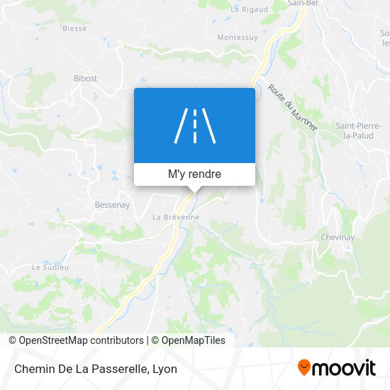 Chemin De La Passerelle plan