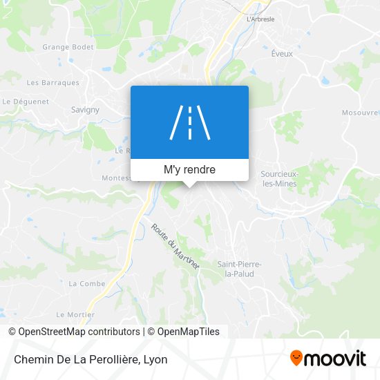 Chemin De La Perollière plan