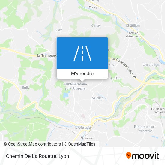 Chemin De La Rouette plan