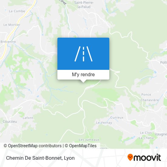 Chemin De Saint-Bonnet plan