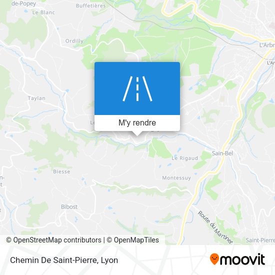 Chemin De Saint-Pierre plan
