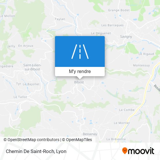 Chemin De Saint-Roch plan