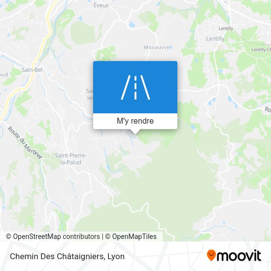 Chemin Des Châtaigniers plan