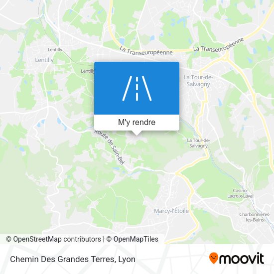 Chemin Des Grandes Terres plan